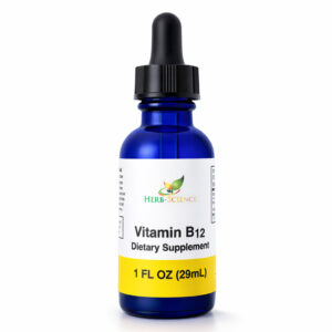 Liquid Vitamin B12 (Cyanocobalamin) Non-Methylated - Low Dose