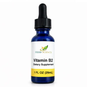 Liquid Vitamin B2 (Riboflavin) — Low-Dose