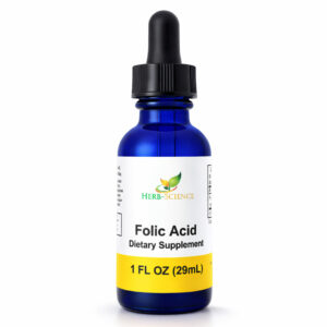 Liquid Vitamin B9 (Folic Acid) Non-Methylated - Low Dose