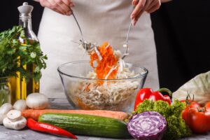 Slow, mindful eating supports the gut-brain connection.